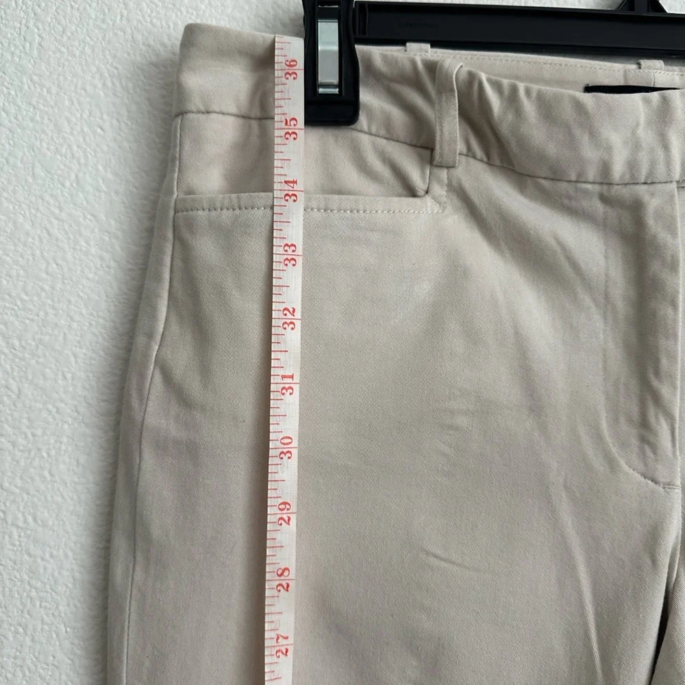 TALBOTS‎ Women’s Size 8 Beige Hampshire Ankle Pants Career High Waist Work